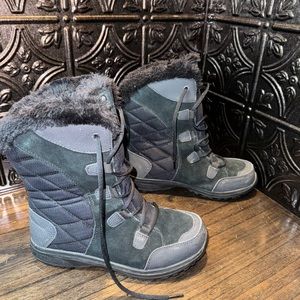 Columbia Ice Maiden II Women's Size 7.5 Black Winter Boot BL1581-011